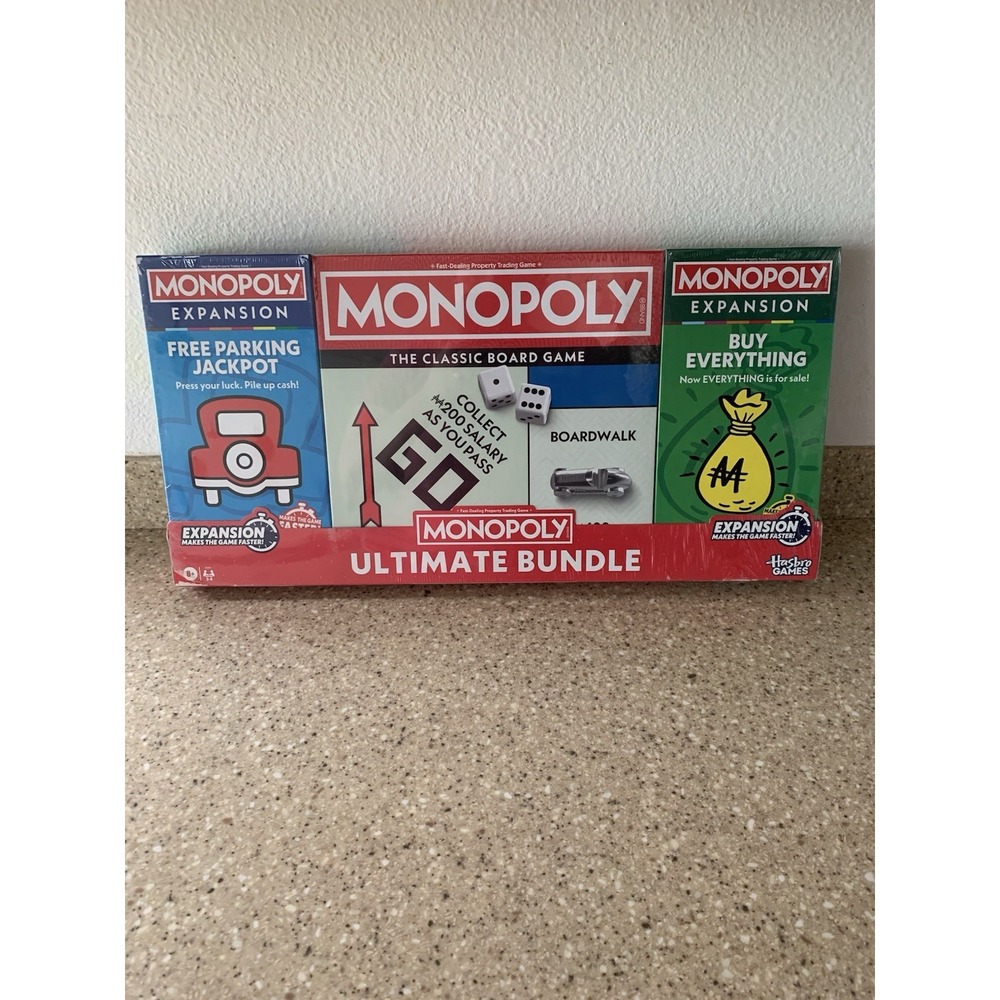 Monopoly Ultimate Bundle Monopoly Classic Game And 2 Expansion Packs NEW